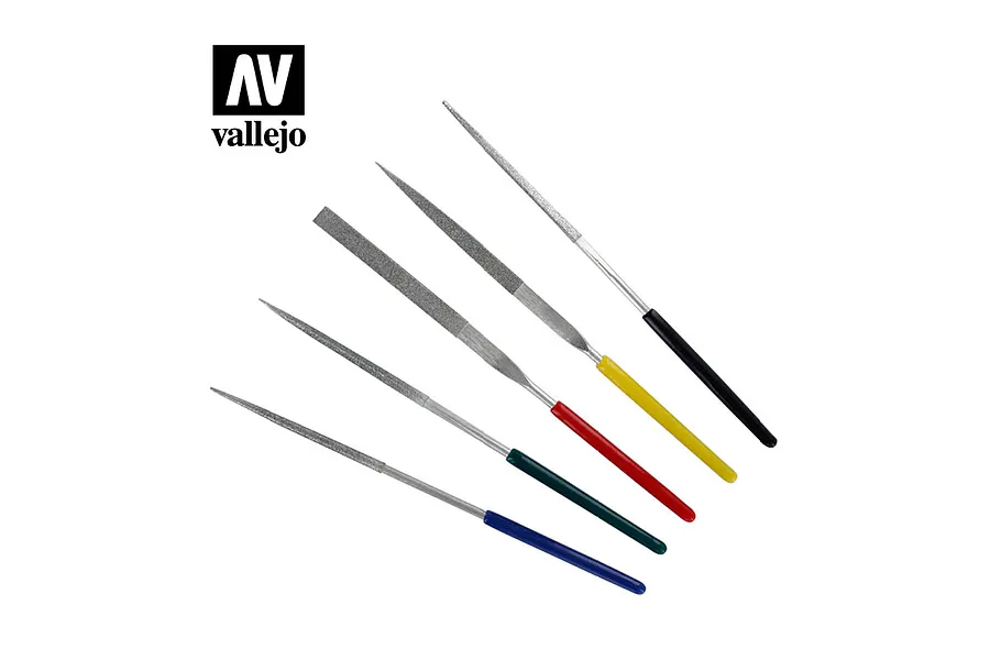 Vallejo Diamond 100mm File Tool Set 5Pcs image 42286