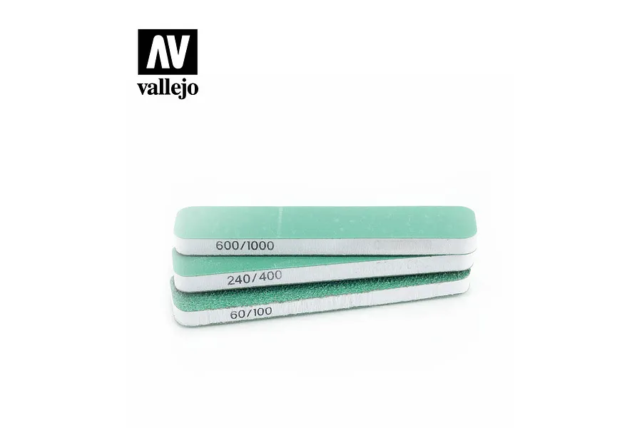 Vallejo Flexi Sander Dual Grit 3Pcs (90x19x6mm) image 42287