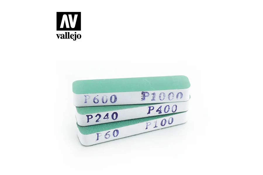 Vallejo Flexi Sanders Dual Grit 3Pcs (90x19x12mm) image 42288