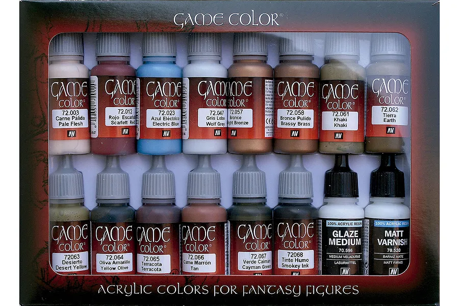 Vallejo Game Colour Specialist Colour Acrylic Paint Set 16Pcs image 42325