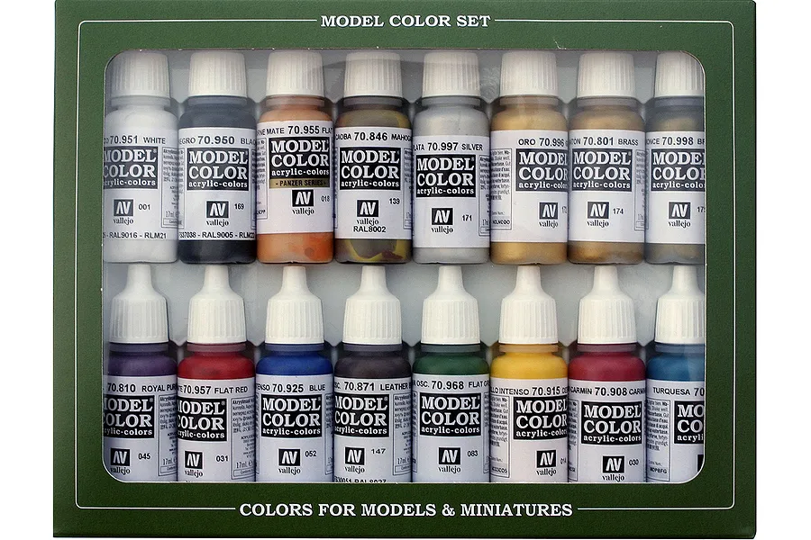 Vallejo Model Colour Imperial Roman Colour Acrylic Paint Set 16Pcs image 42331
