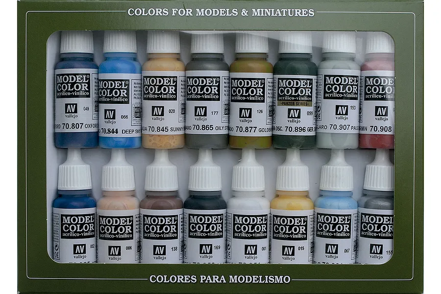 Vallejo Model Colour American Civil War Colour Acrylic Paint Set 6Pcs image 42334