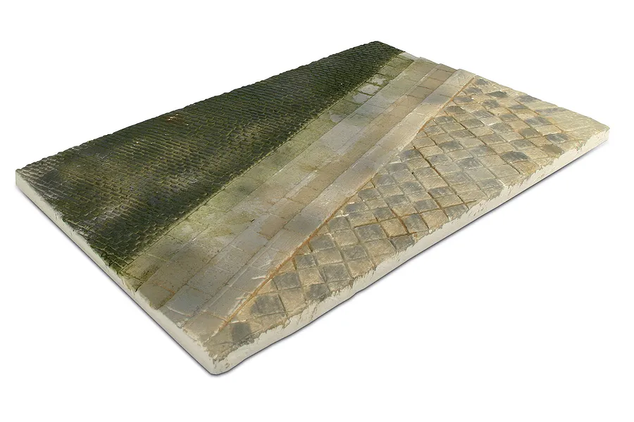 Vallejo 1/35 Scenics 310x210mm Ped Street Section Diorama Base image 42340
