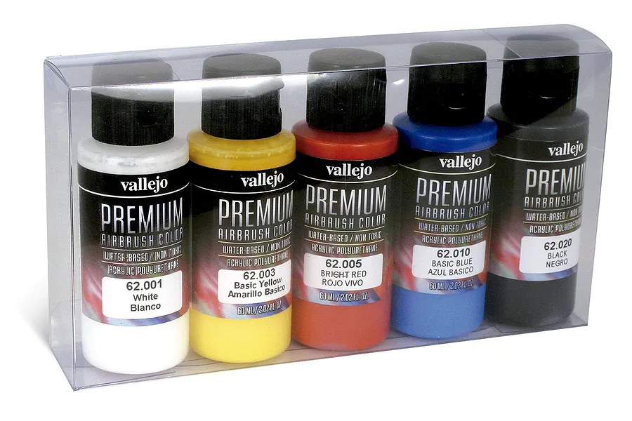 Vallejo Premium Colour Opaque Colors Colour Set Acrylic Airbrush Paint 5Pcs image 42384