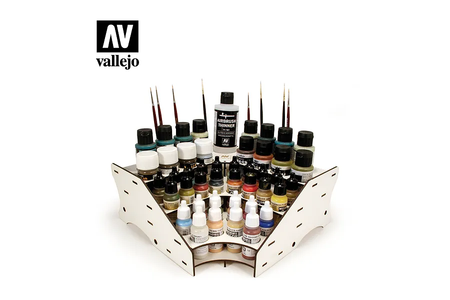 Vallejo Paint &amp;amp; Brushes Corner Front Organizer image 42436