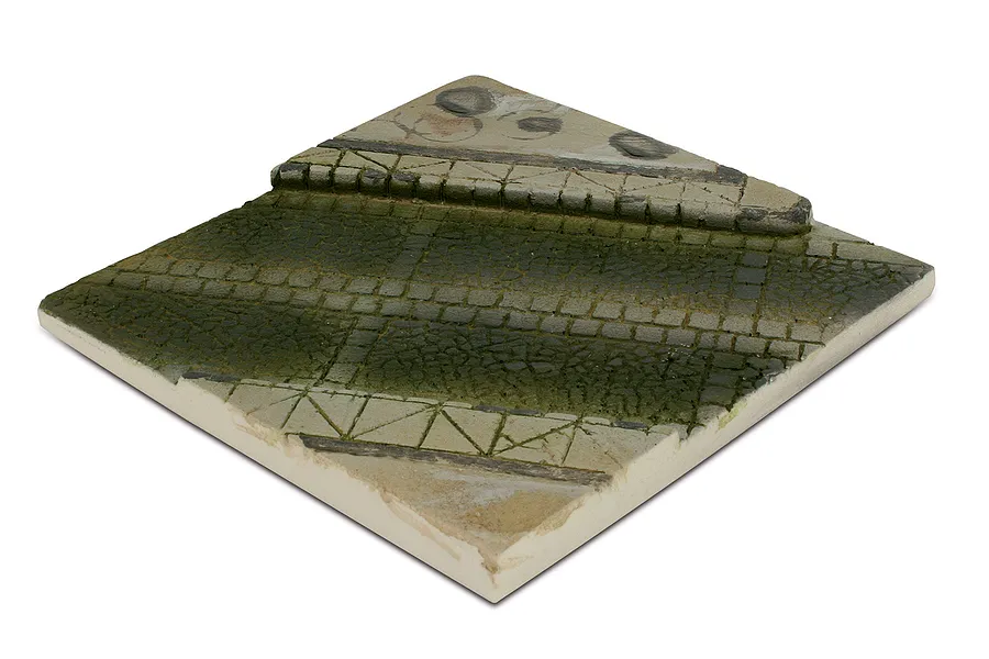 Vallejo 1/35 Scenics 140x140mm Ped Street Section Diorama Base image 42440