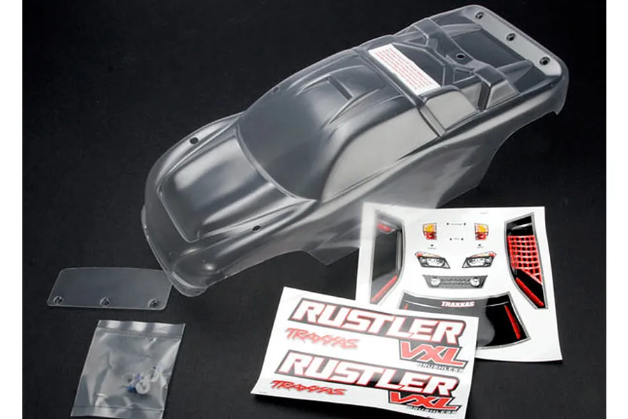 Traxxas Rustler Clear Unpainted Body Shell image 4251
