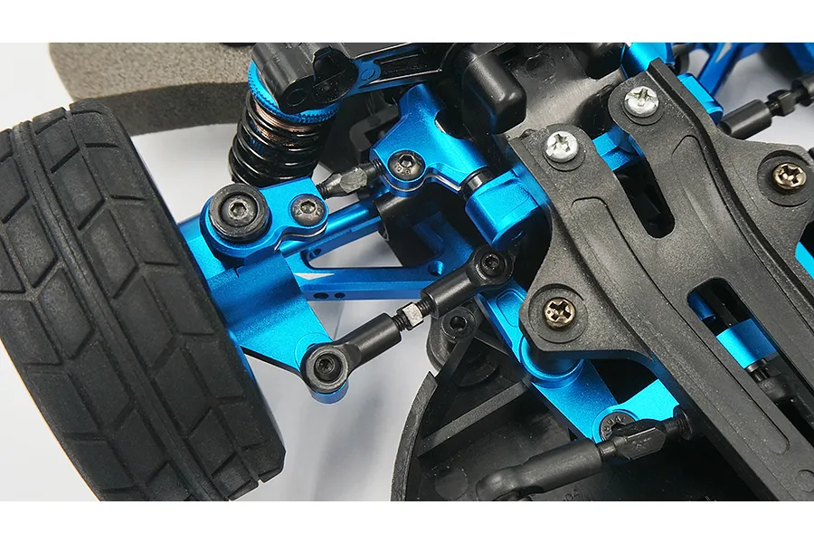 Yeah Racing Blue Aluminium Tamiya TT-01 &amp;amp; TT-01E Rapid Performance Conversion Kit image 42512
