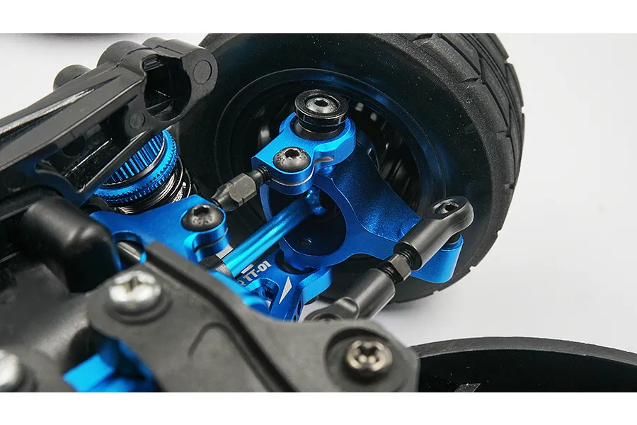 Yeah Racing Blue Aluminium Tamiya TT-01 &amp;amp; TT-01E Rapid Performance Conversion Kit image 42513
