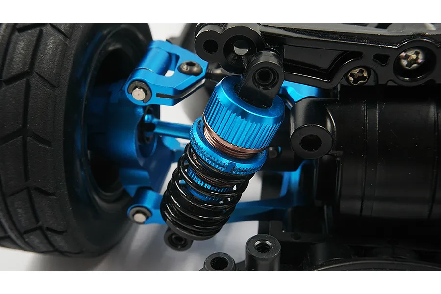 Yeah Racing Blue Aluminium Tamiya TT-01 &amp;amp; TT-01E Rapid Performance Conversion Kit image 42514