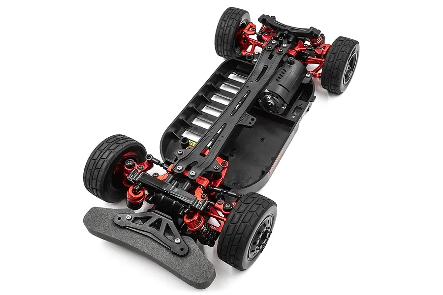 Yeah Racing Red Aluminium Tamiya TT-01 &amp;amp; TT-01E Rapid Performance Conversion Kit image 42517