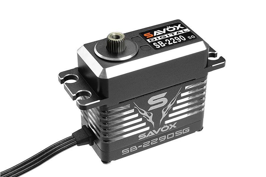 Savox Black Edition Monster Torque Standard 70kg 8.4V HV Brushless Metal Geared Servo image 42531