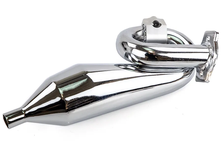 Rovan Baja 5B/5SC/5T Pigs Tail Tuned Exhaust Pipe Set w/ Upgraded Clamp image 42535