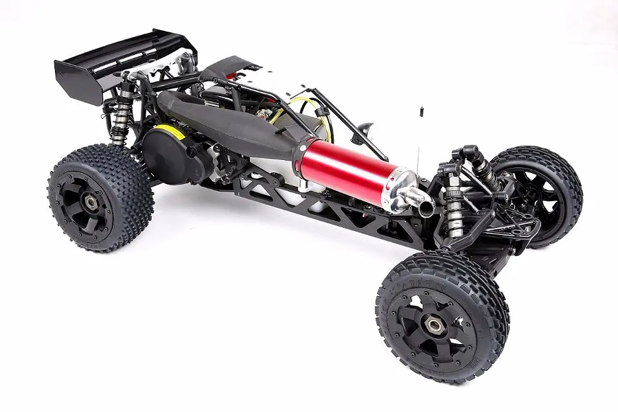 Rovan Baja 5B Silenced Side Mount Tuned Exhaust Pipe Set w/ Silencer image 2