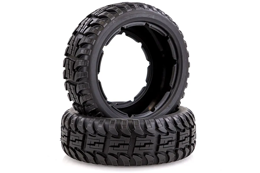 Rovan 4.7/5.5&amp;quot; Baja 5T/5SC Front All Terrain Tyres 2Pcs image 42562