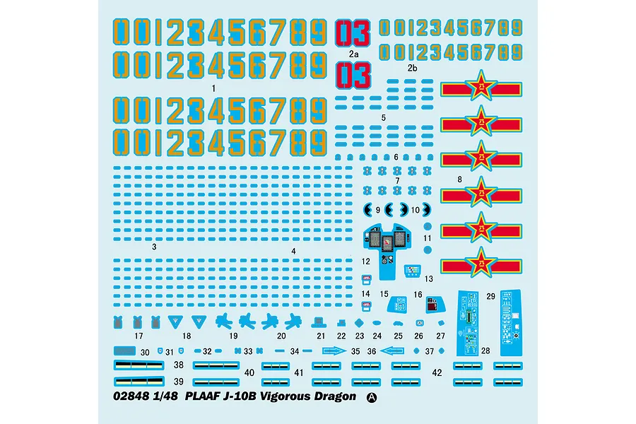Trumpeter 1/48 PLAAF J-10B Vigorous Dragon Fighter Jet Scaled Plastic Model Kit image 42715