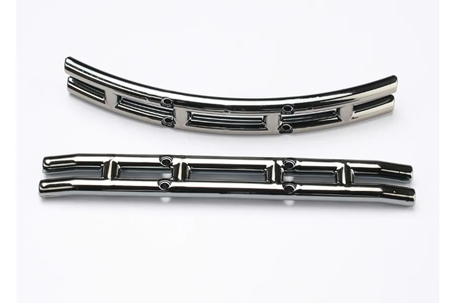 Traxxas Front &amp;amp; Rear Bumpers (Black Chrome) image 4282