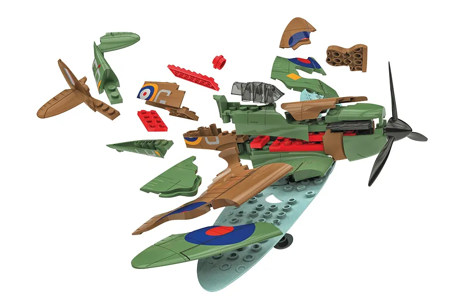 Airfix Quickbuild British Spitfire Fighter Plastic Model Kit image 42817