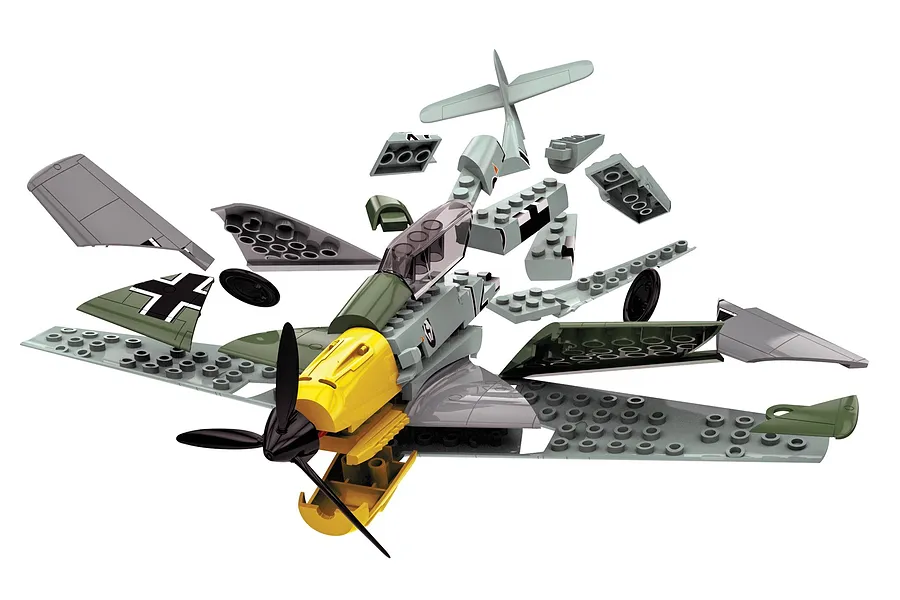 Airfix Messerschmitt Bf 109e Fighter Quickbuild Plastic Model Kit image 42824