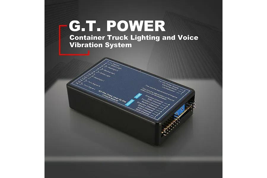 G.T. Power 1/14 Truck LED Lighting, Sound &amp;amp; Vibration System image 42844
