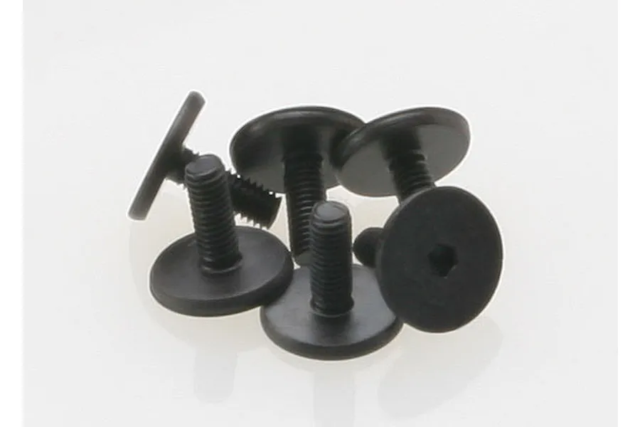 Traxxas 3x8mm Fine Thread Flat Head Screws 6Pcs image 4286