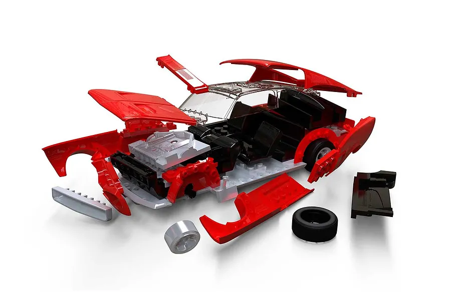 Airfix Quickbuild 1968 Ford Mustang GT Plastic Model Kit image 42922