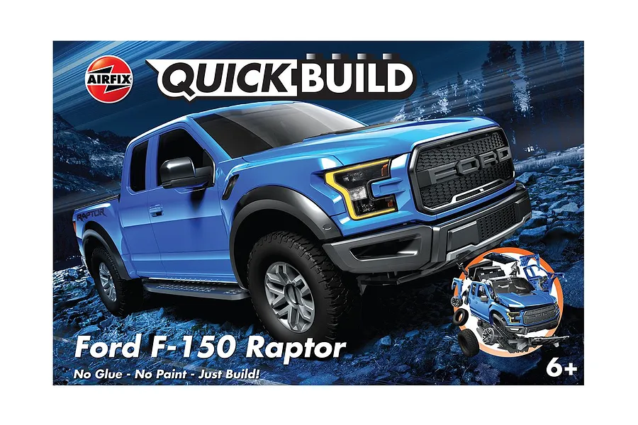 Airfix Quickbuild Ford F-150 Raptor Plastic Model Kit image 42929