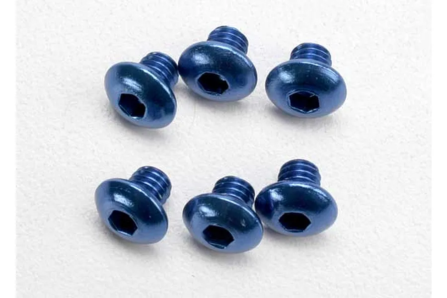 Traxxas 4x4mm Fine Thread Button Head Aluminium Screws 6Pcs image 4295