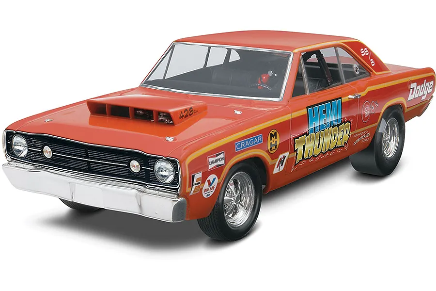 Revell 1/25 1968 Dodge Hemi Dart 2 &amp;#039;n 1 Scaled Plastic Model Kit image 42983