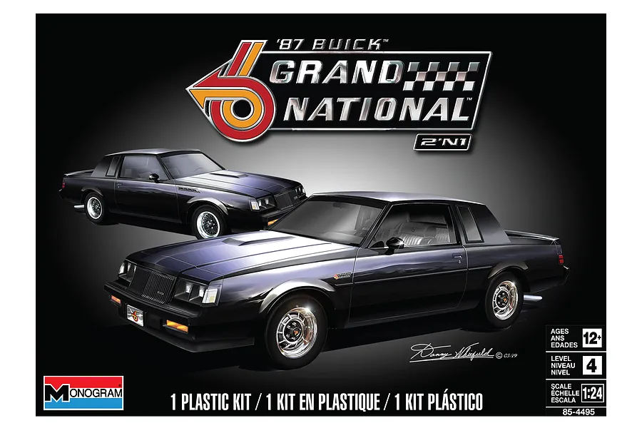 Revell 1/24 Buick Grand National Scaled Plastic Model Kit image 43031