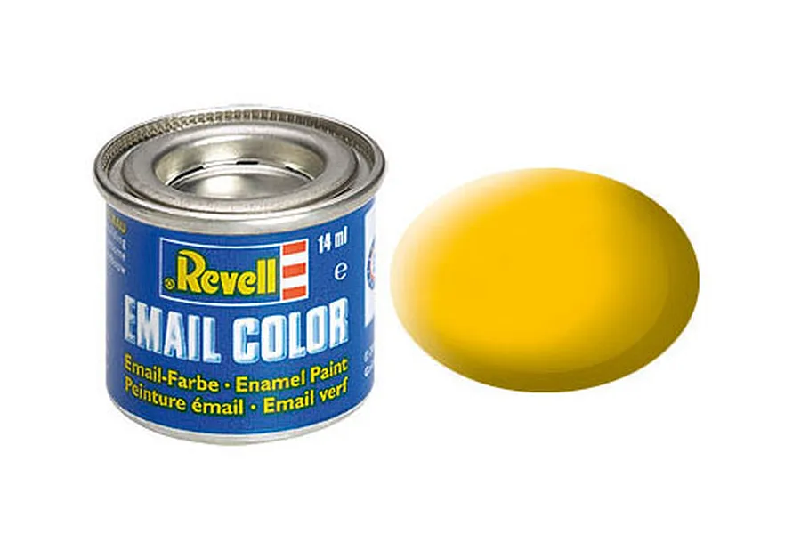 Revell 15 Matte Yellow Enamel Paint 14ml image 43074