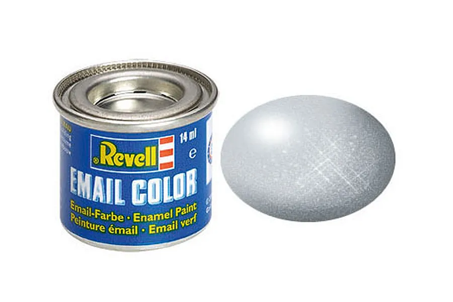 Revell 99 Metallic Aluminium Enamel Paint 14ml image 43184