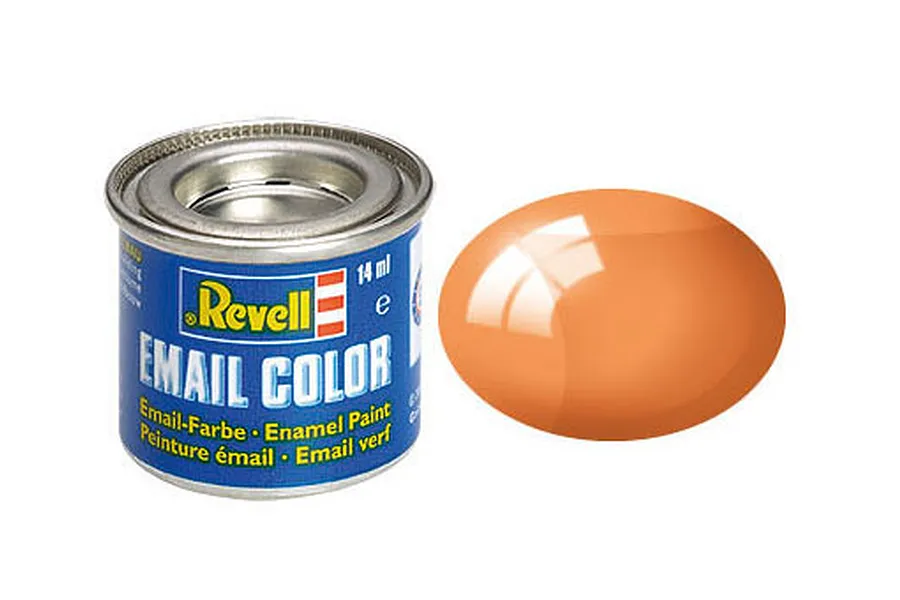 Revell 730 Clear Orange Enamel Paint 14ml image 43224