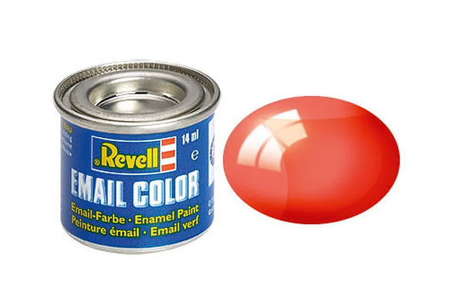Revell 731 Clear Red Enamel Paint 14ml image 43226