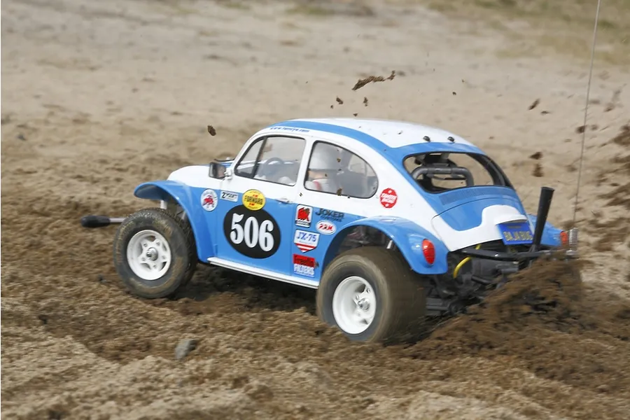 Tamiya Sand Scorcher RC Buggy Electric 2WD 1/10 Scale Kit - White image 43277