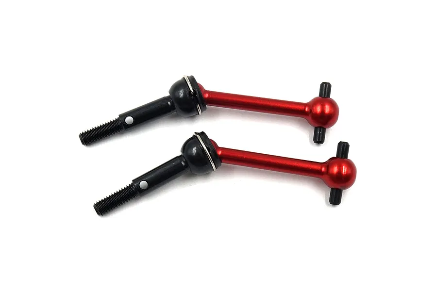 Yeah Racing Red Aluminium &amp;amp; Steel Tamiya TT-01 &amp;amp; TT-01E Universal Drive Shaft Set 2Pcs image 43321