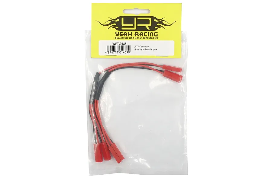 Yeah Racing Y Lead w/ JST Connectors 2Pcs image 43334