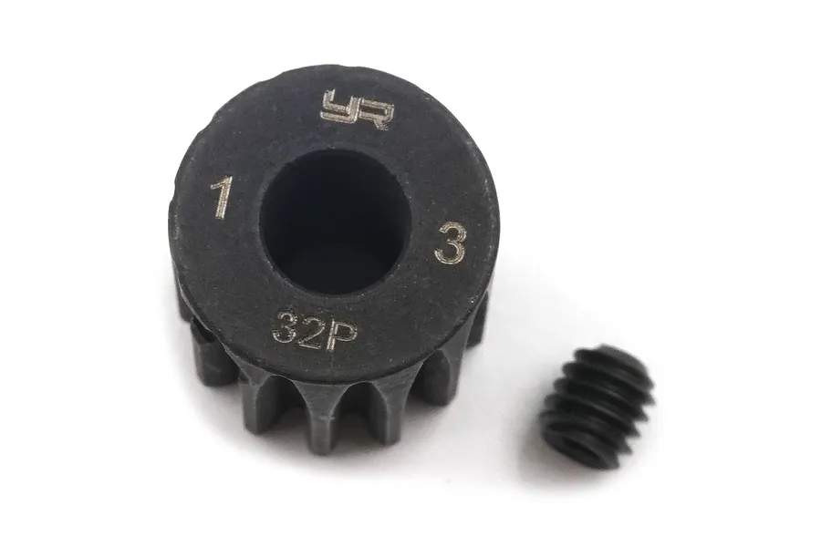 Yeah Racing HD Steel 13T 32dp/0.8Mod Pinion Gear image 43339