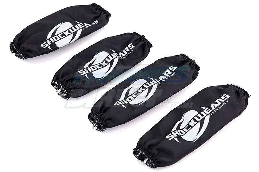 Outerwears Black Losi 5IVE-T Shock Cover Set image 43355