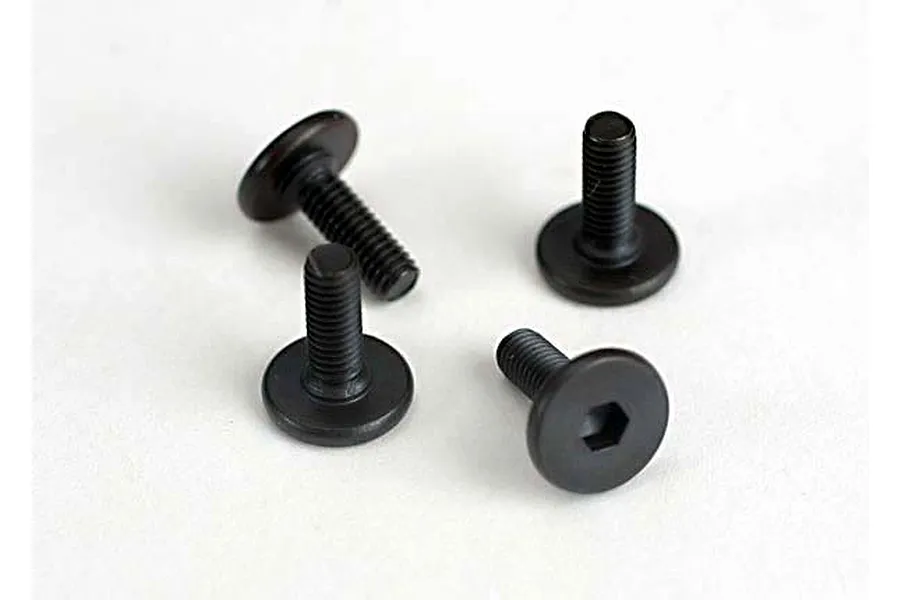 Traxxas 3x10mm Fine Thread Flat Head Screws 4Pcs image 4347