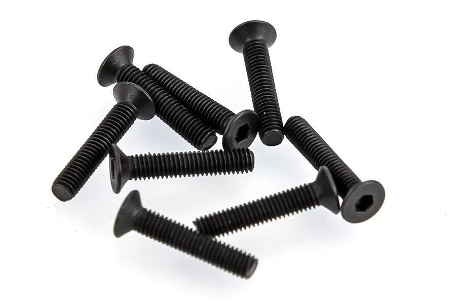 HSP 3x16mm Fine Thread Countersunk Head Screws 8Pcs image 43461