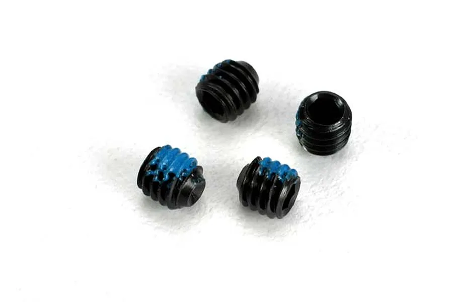 Traxxas 4x4mm Fine Thread Grub Screws 6Pcs image 4348