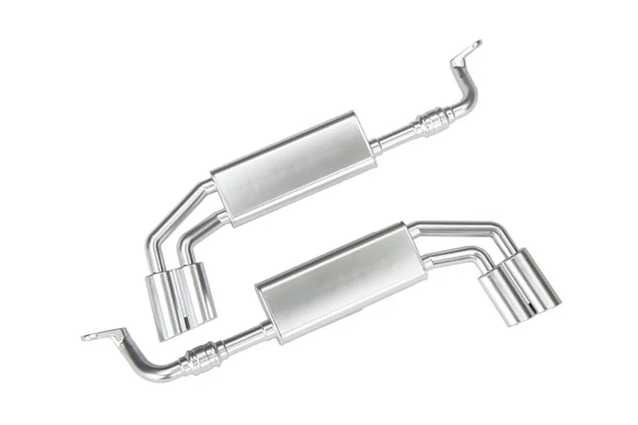 Traxxas 1/10 Chrome Left &amp;amp; Right Exhaust Pipe Set image 43474