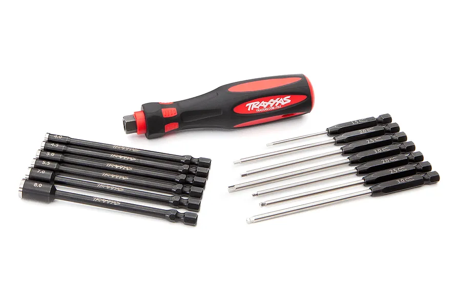 Traxxas Premium Metric 1/4&amp;quot; Speed Bit Master Tool Set 13Pcs image 43486