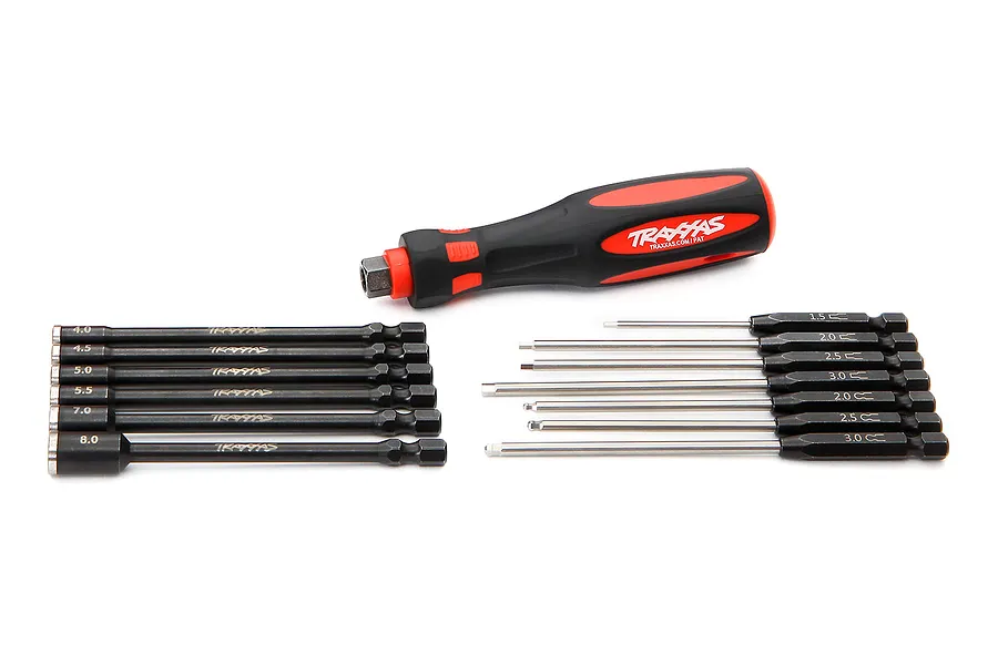 Traxxas Premium Metric 1/4&amp;quot; Speed Bit Master Tool Set 13Pcs image 43487