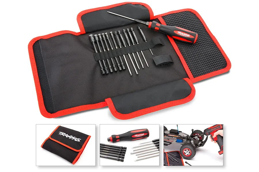 Traxxas Premium Metric 1/4&amp;quot; Speed Bit Master Tool Set 13Pcs image 43490