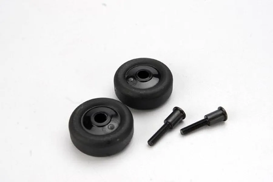 Traxxas Wheelie Bar Wheels 4Pcs w/ Axles 2Pcs image 4362