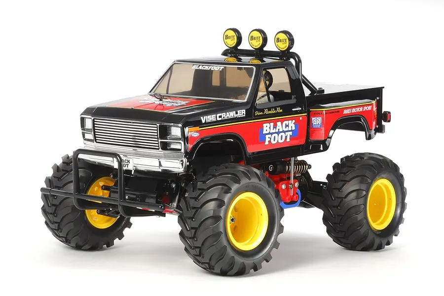 Tamiya Blackfoot RC Monster Truck Electric 2WD 1/10 Scale Kit image 43690