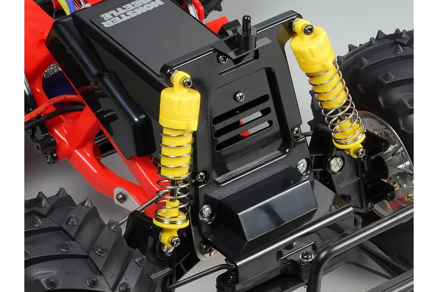 Tamiya Monster Beetle RC Buggy Electric 2WD 1/10 Scale Kit - Red image 43714