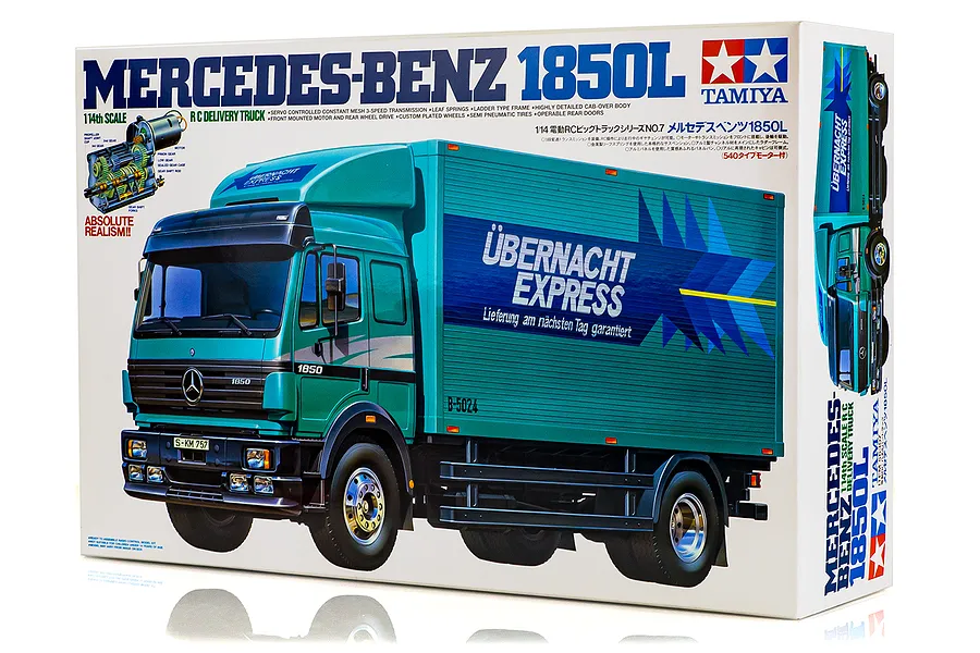 Tamiya Mercedes-Benz 1850L RC Truck Electric 2WD 1/14 Scale Kit image 43813